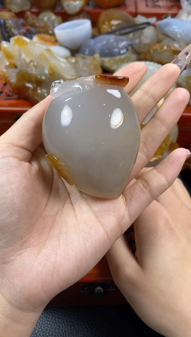 【闪购商品】玛瑙/玉髓手把未镶嵌1