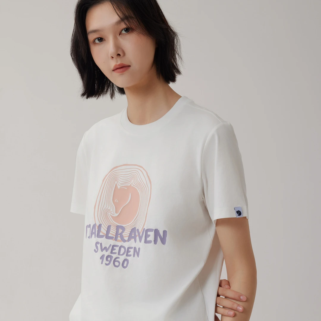Fjallraven/北极狐夏季女款户外休闲时尚舒适短袖T恤 01241210
