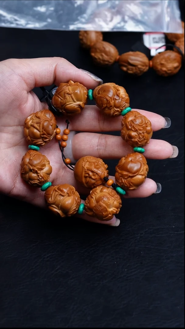 【闪购商品】橄榄核手串/手链23地主财神