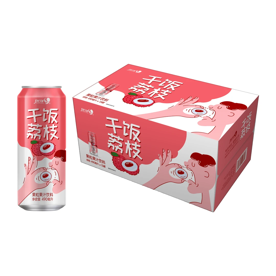 YOUYANG/优洋荔枝果汁饮料490ml