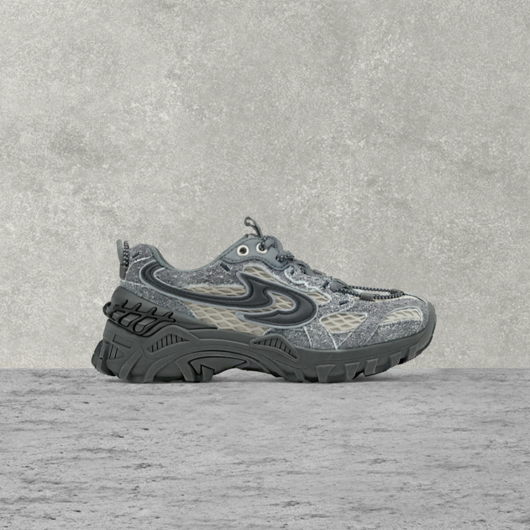 NUOGIC设计师品牌25秋季新款机能松绒风休闲鞋厚底增高小白鞋鞋子