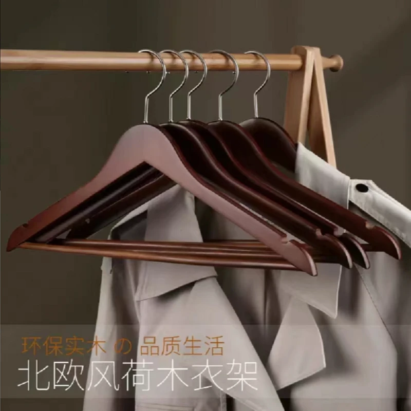 实木家用衣架（五个）
