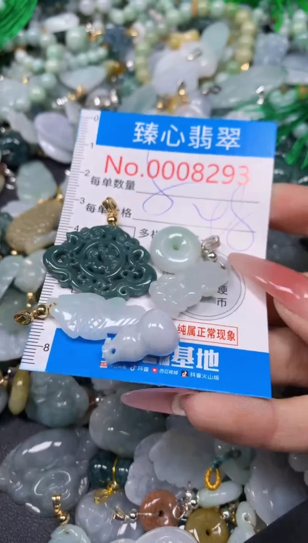 【闪购商品】翡翠颈饰未镶嵌含绳0008293