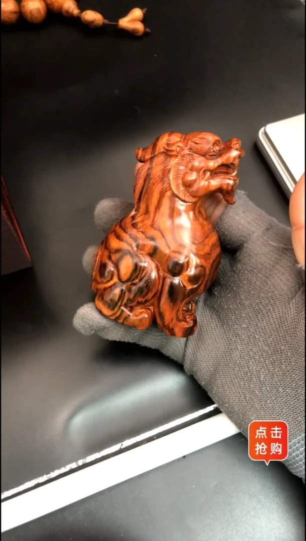 【闪购商品】黄花梨/降香黄檀把件海黄野油貔貅把件
