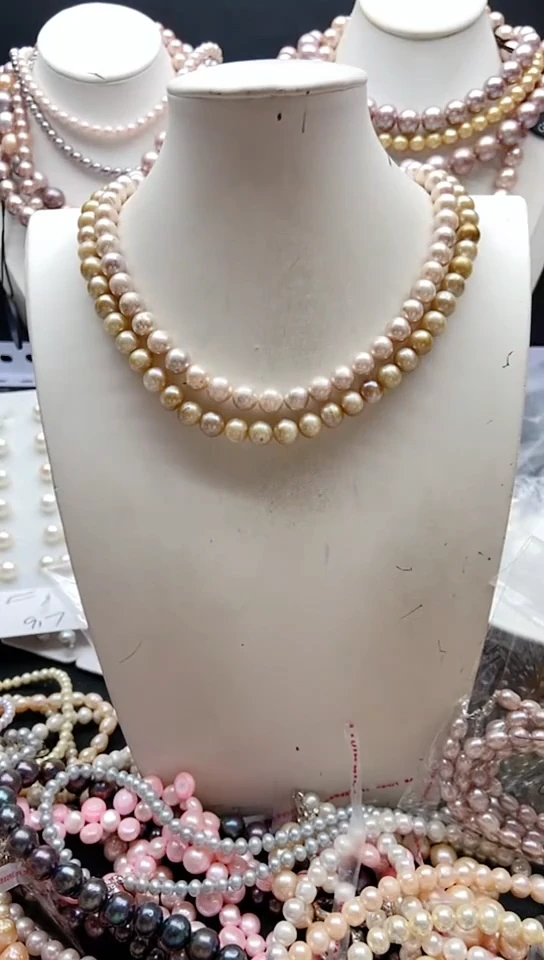 淡水珍珠未镶嵌颈饰1