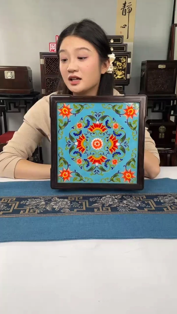 红酸枝木类端景台底座