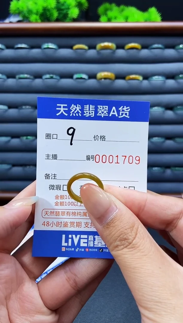 未镶嵌戒指翡翠蔡*戒圈
