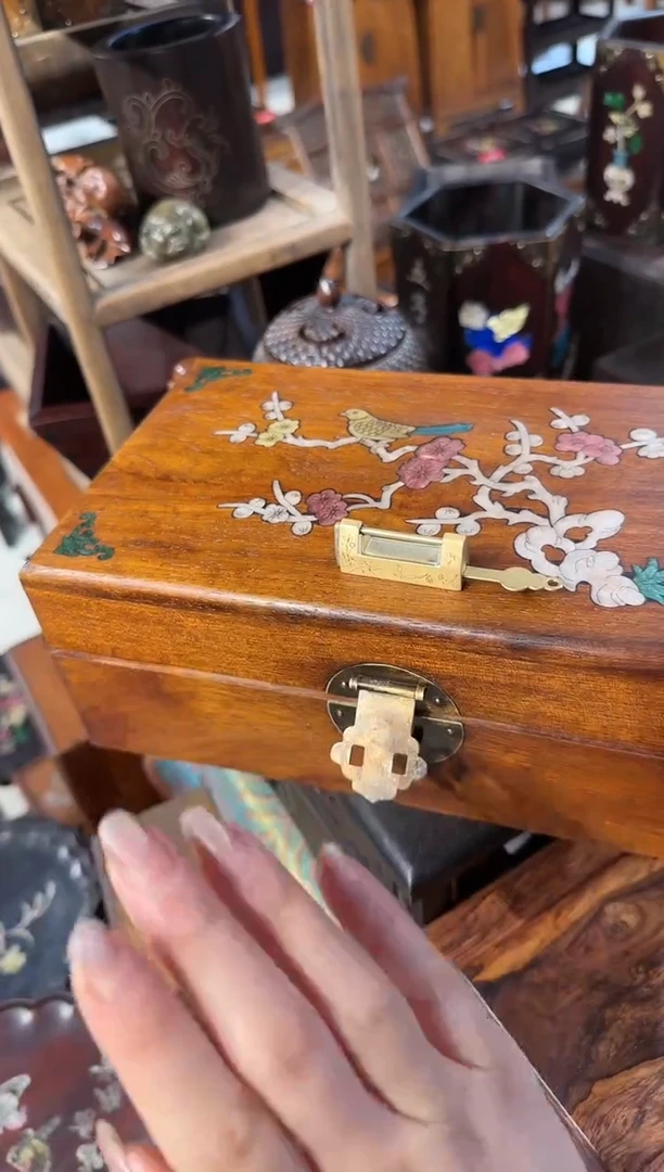 【闪购商品】木木艺28喜鹊登梅大翻盖盒128.88888