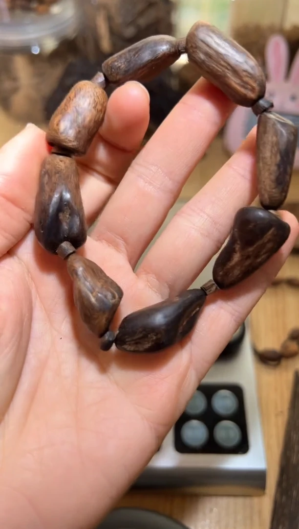 【闪购商品】沉香手串达拉干沉水留疤