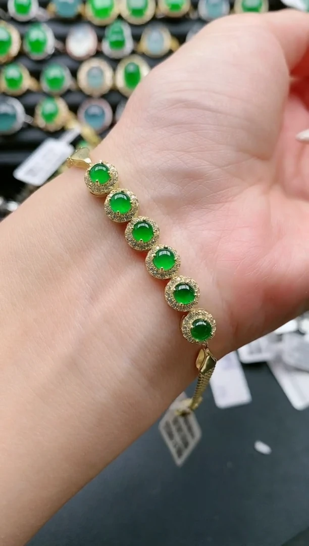 【闪购商品】翡翠戒指银S925镶嵌1111111