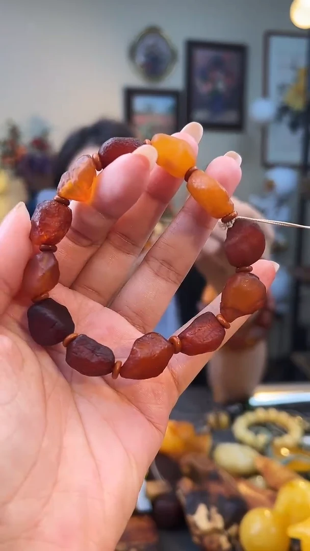 手串琥珀未镶嵌手串