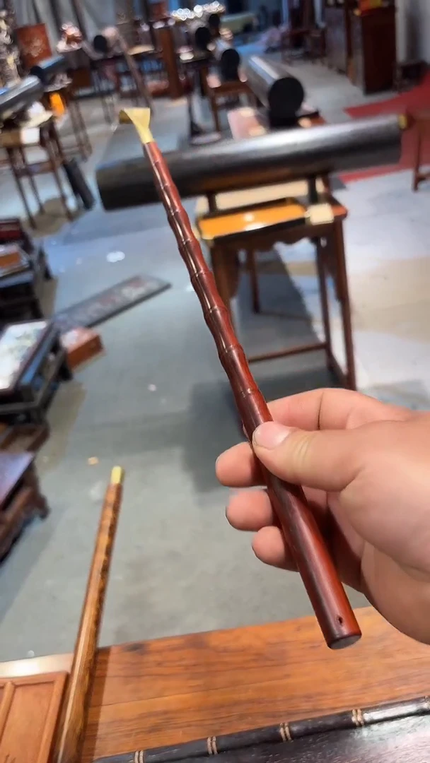 木木头款紫檀痒痒挠字的大