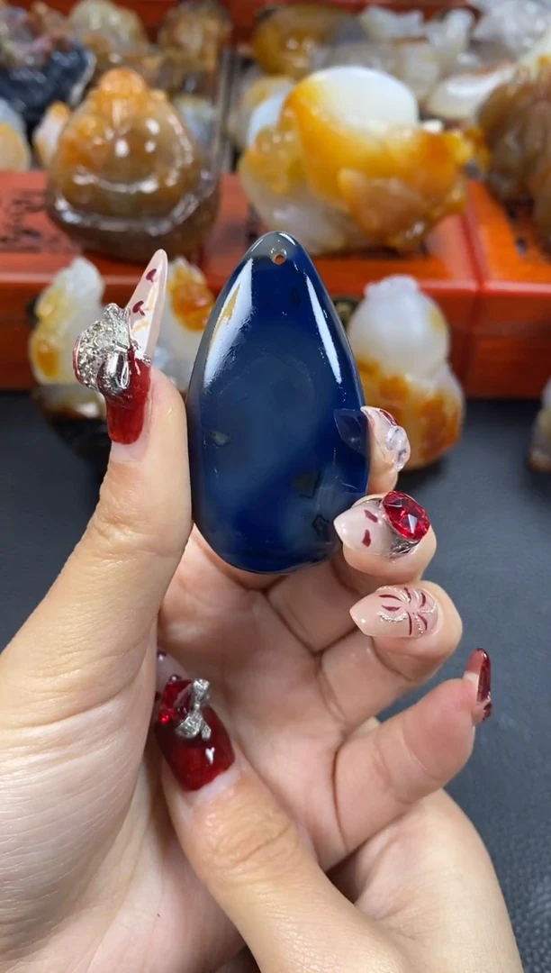 【闪购商品】玛瑙/玉髓挂件未镶嵌1