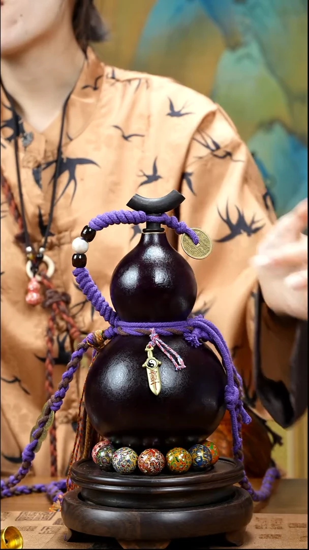 XJ041藏绳款酒葫芦不包手串（现货现发）+原色小手捏