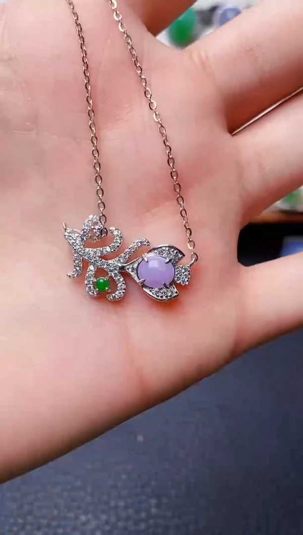 银S925镶嵌戒指翡翠4444