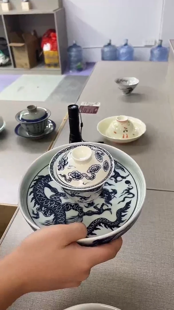 景德镇高温瓷龙三才