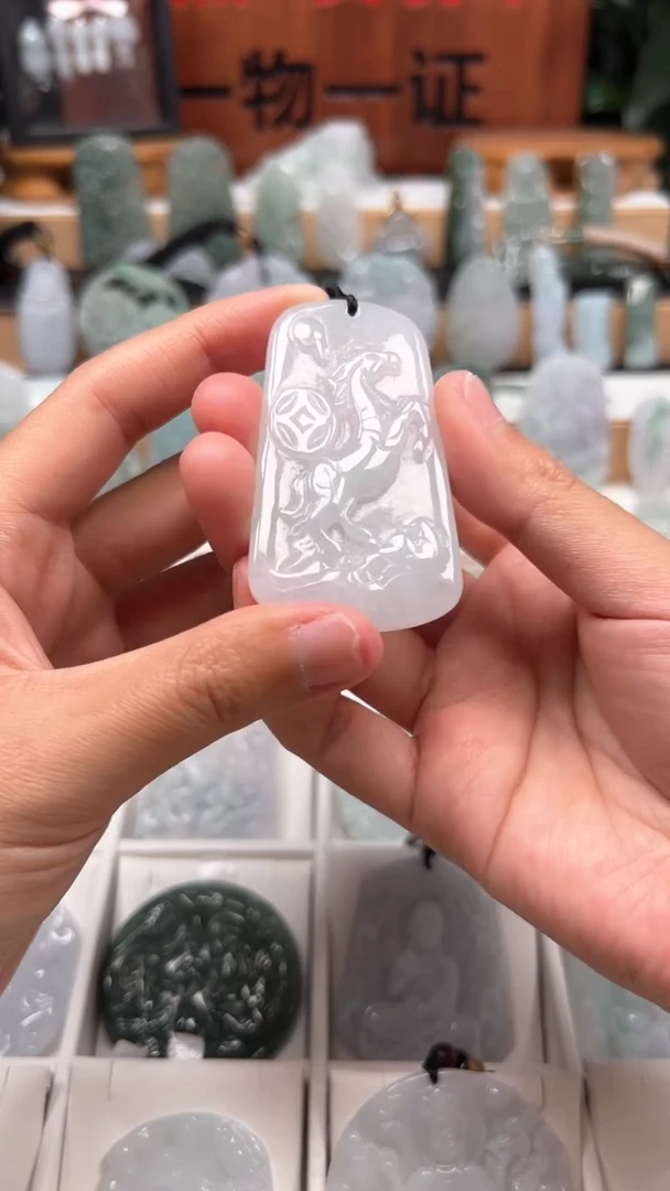 【闪购商品】翡翠颈饰未镶嵌天然A货翡翠1/19/32