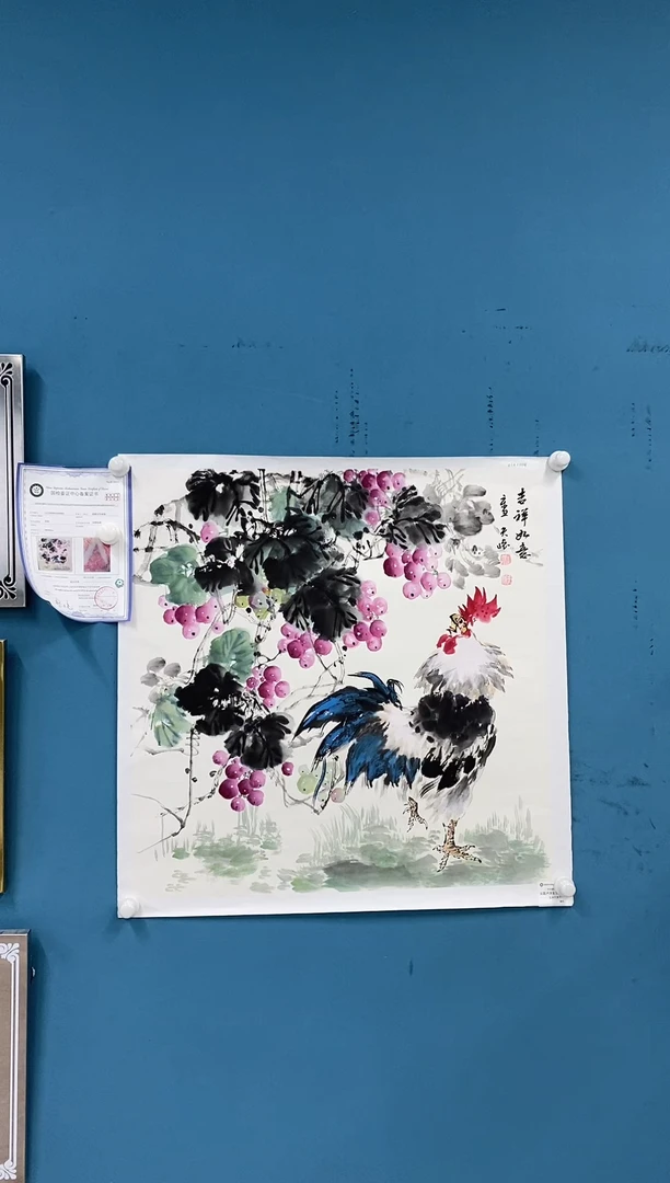 【闪购商品】国画2.15-王夫怀-斗方花鸟65