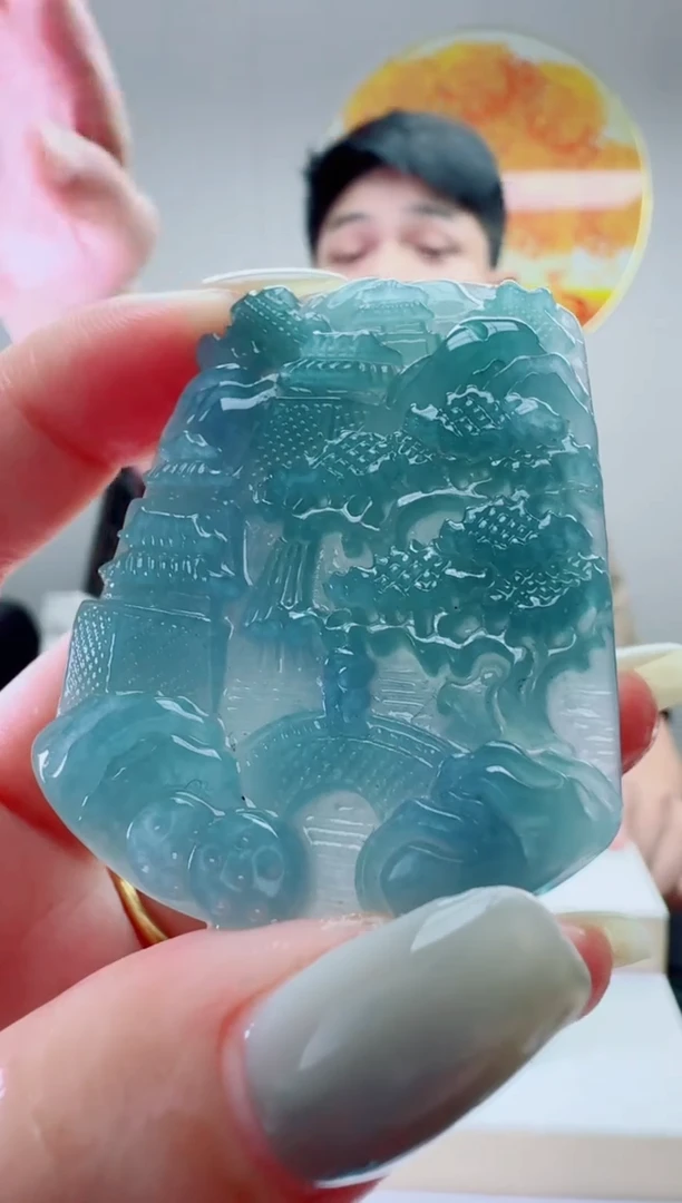 翡翠未镶嵌颈饰多样性随机发其一