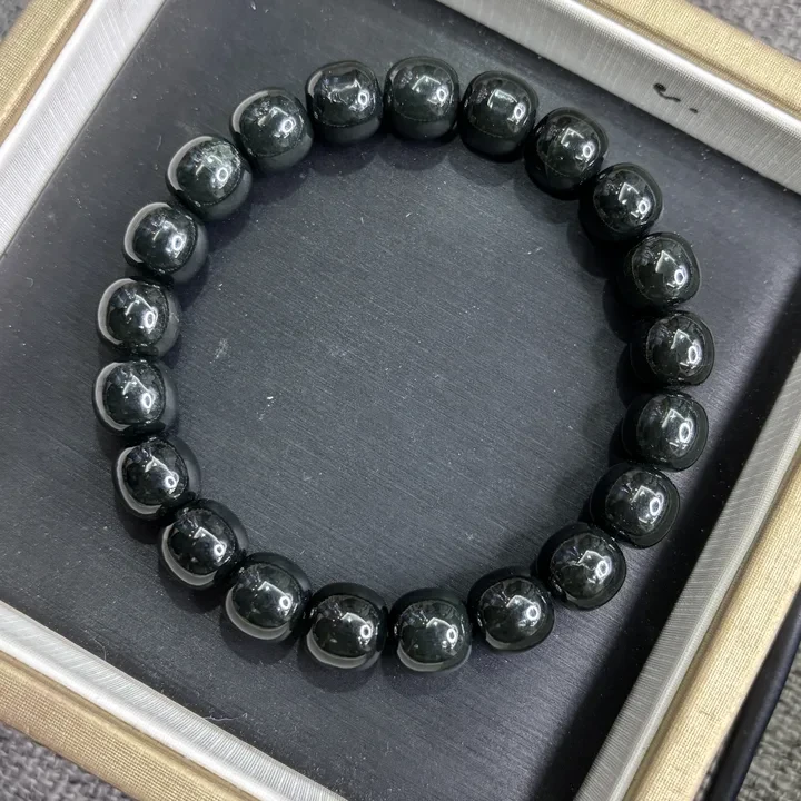 和田玉老型珠手串10mm-582157