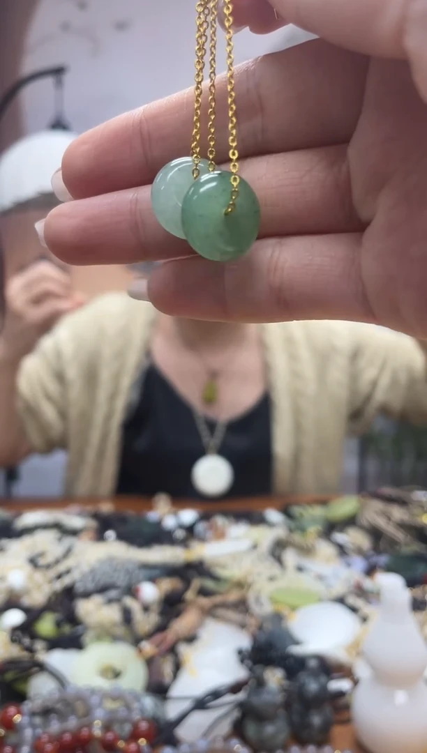 未镶嵌岫玉吊坠多样性发货拍一发一