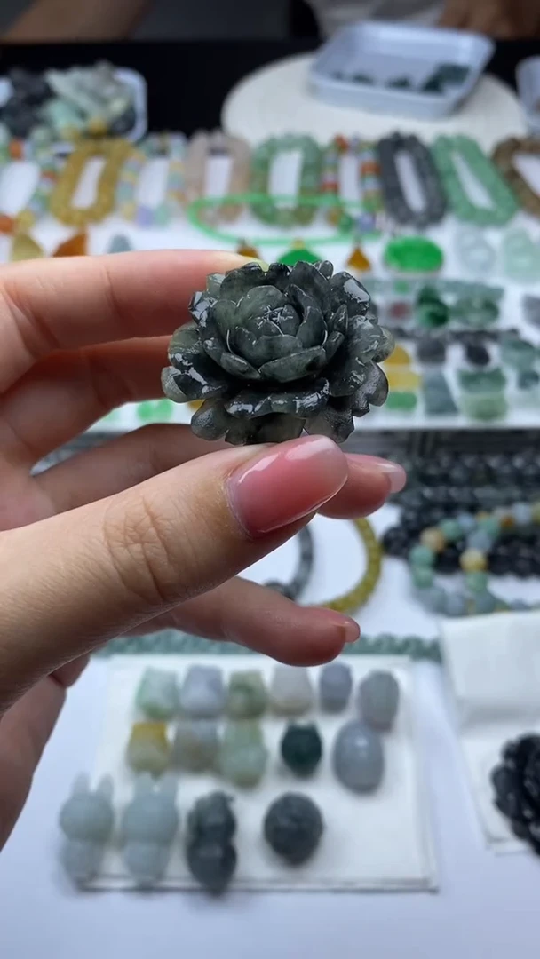 定制翡翠未镶嵌桑*毛货定制不退不换