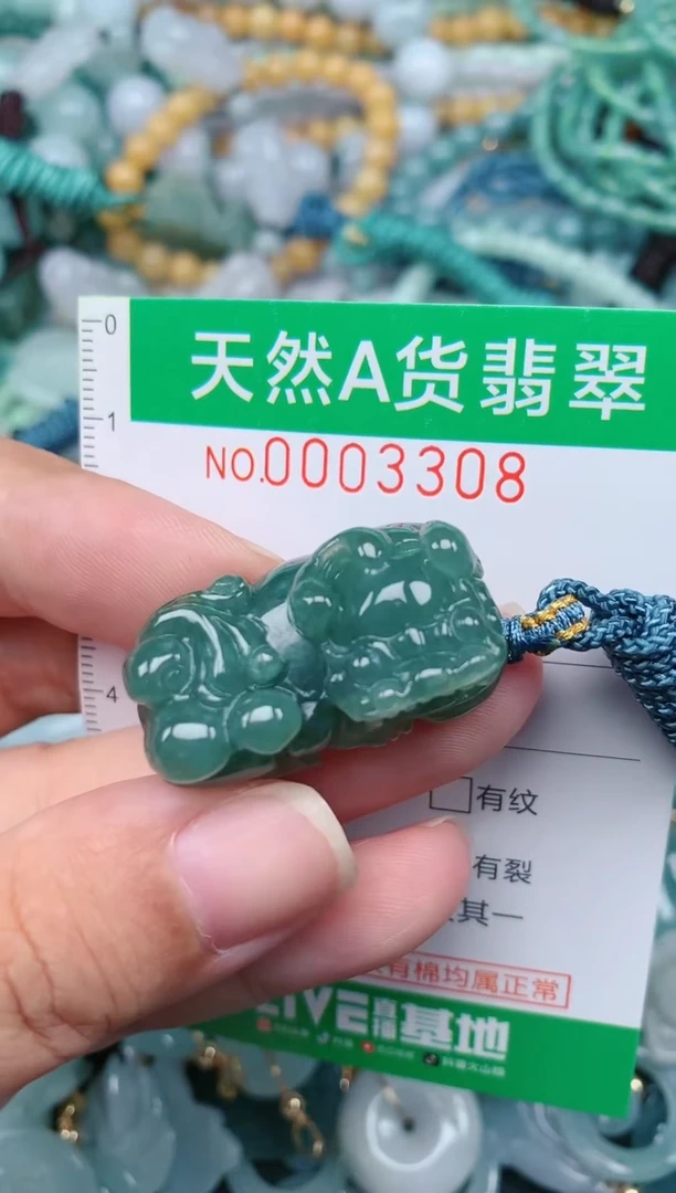 翡翠未镶嵌颈饰.0003308