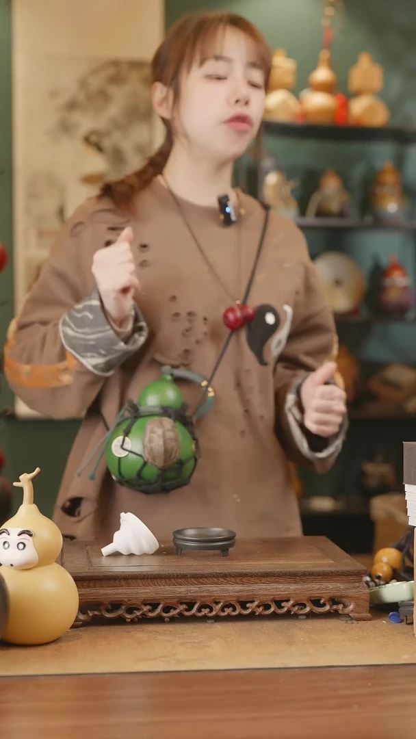 【闪购商品】171号精品天然大漆工艺防渗内胆酒葫芦~