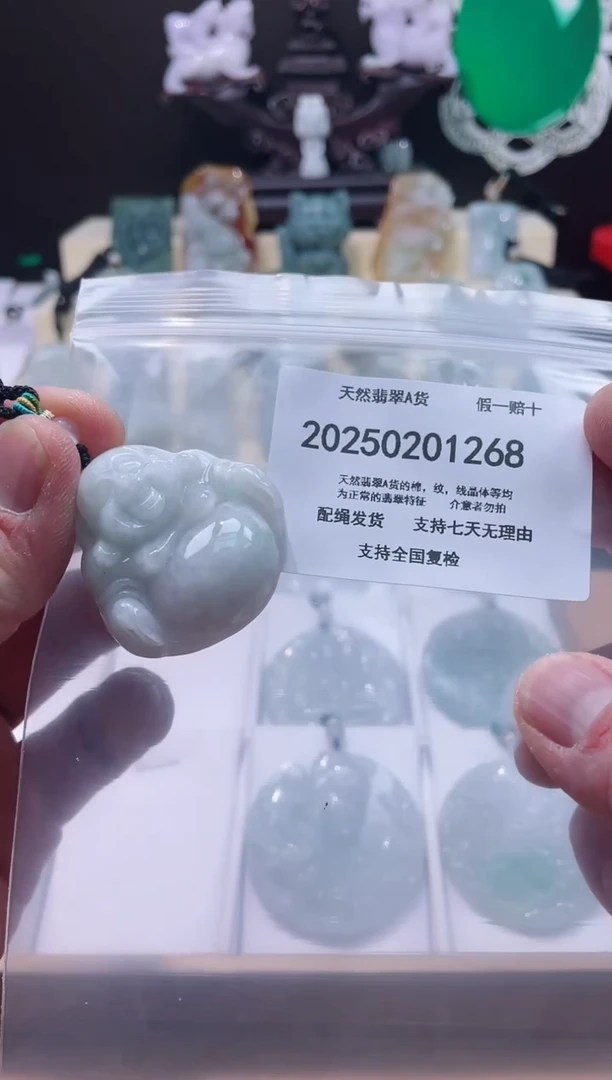 【闪购商品】翡翠颈饰未镶嵌闪购商品8号店20025003004