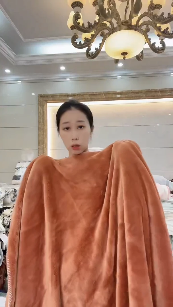 水貂毛180*200爱玛橙色