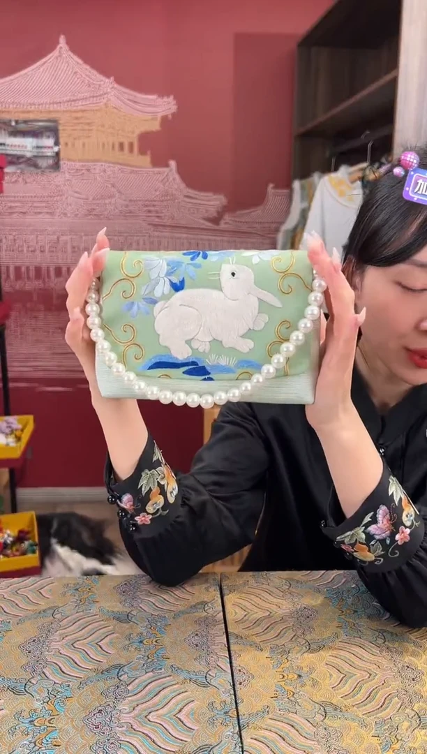【闪购商品】刺绣苏绣手工刺绣包包