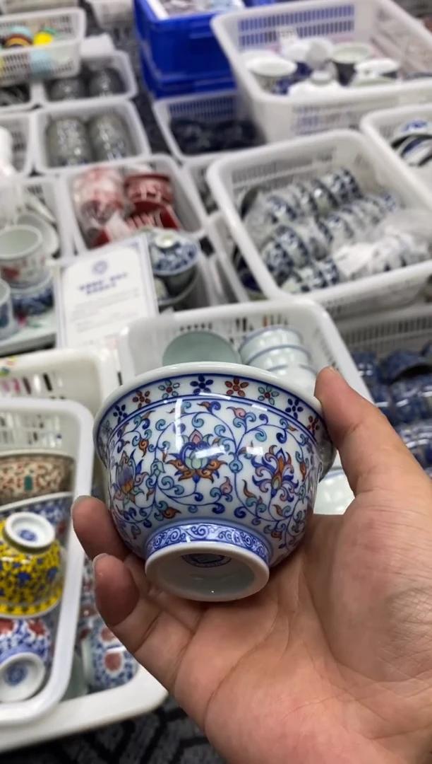 陶瓷景德陶瓷茶具容量约100