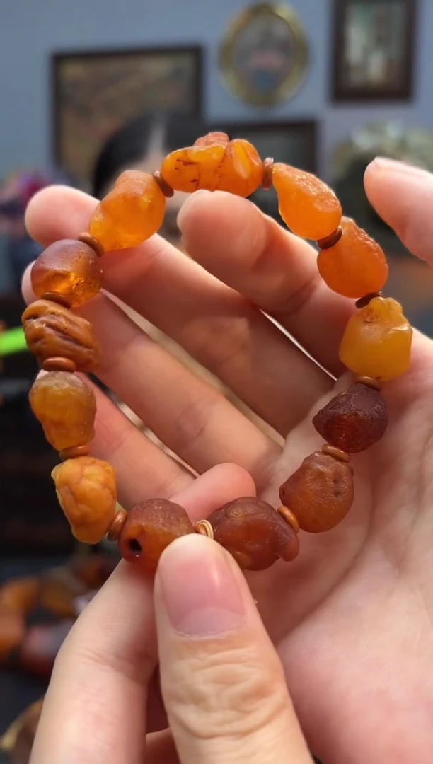 手串琥珀未镶嵌手串