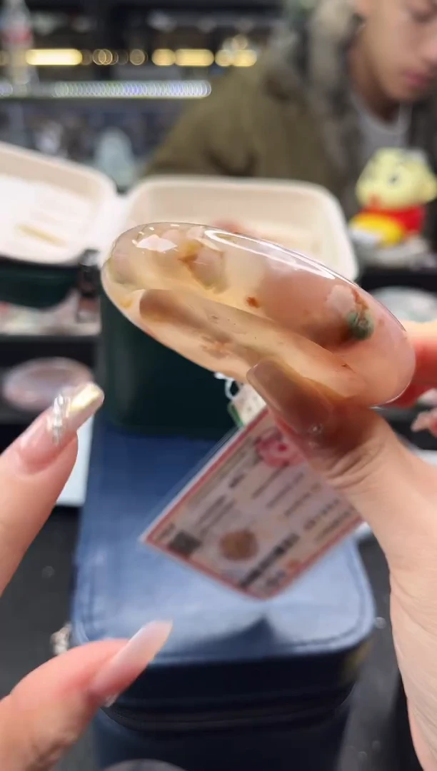 未镶嵌手镯石英质玉尘*丷圈口（赠品镯心）