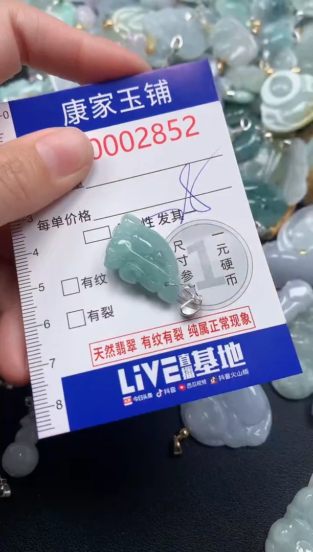 吊坠(不含链)未镶嵌翡翠2852