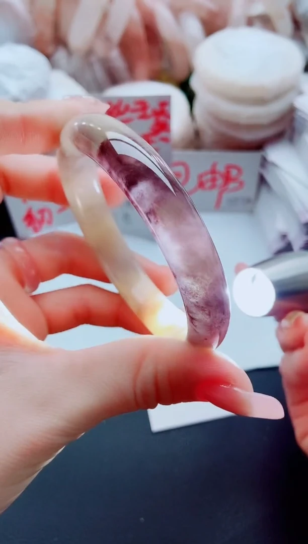 【闪购商品】石英质玉手镯未镶嵌K193-63-64