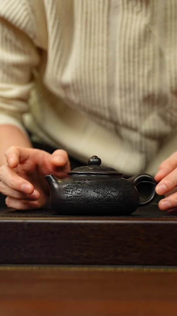 茶壶紫砂宜兴原矿 半手工 紫砂壶容量240CC