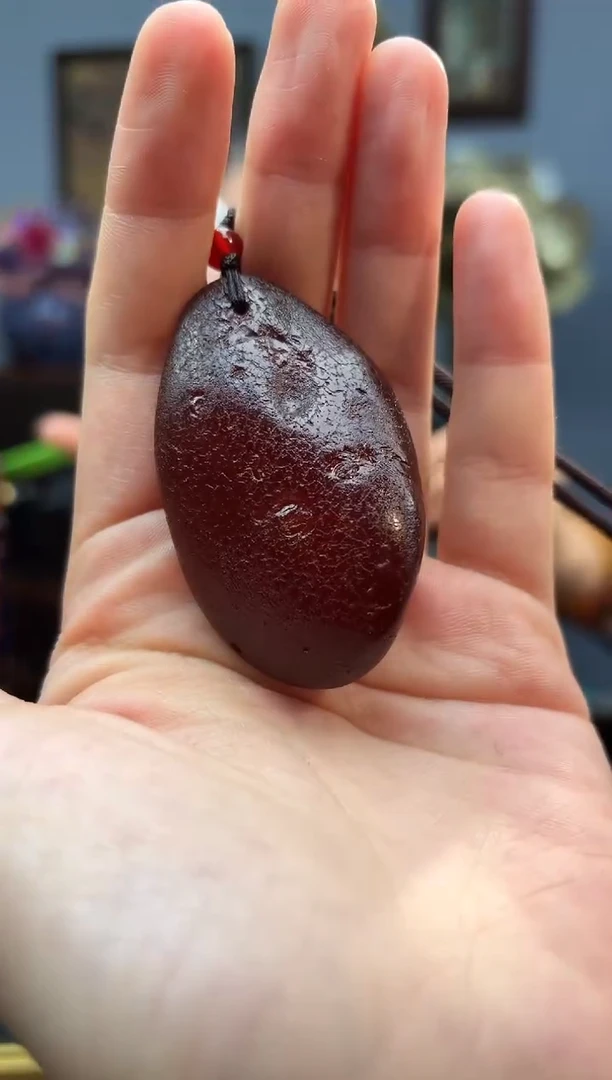 琥珀颈饰未镶嵌吊坠