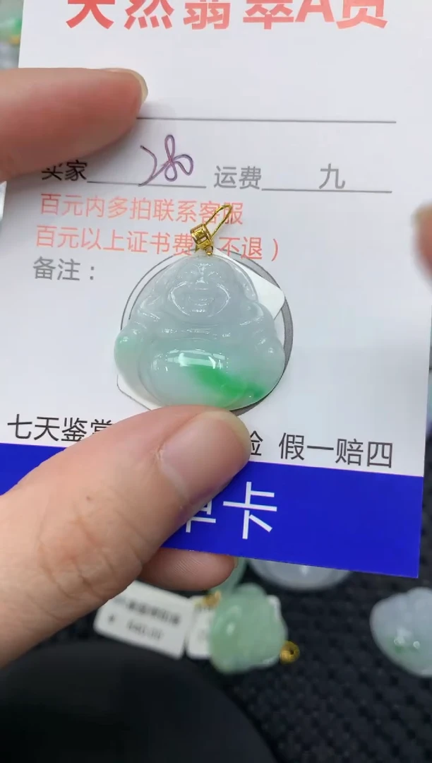 【闪购商品】翡翠颈饰18K金镶嵌111111111111