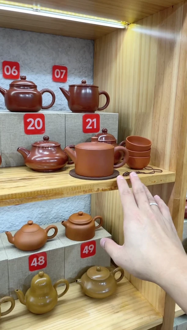 茶壶紫砂吕*友120毫升汉瓦浮力款···全品一套