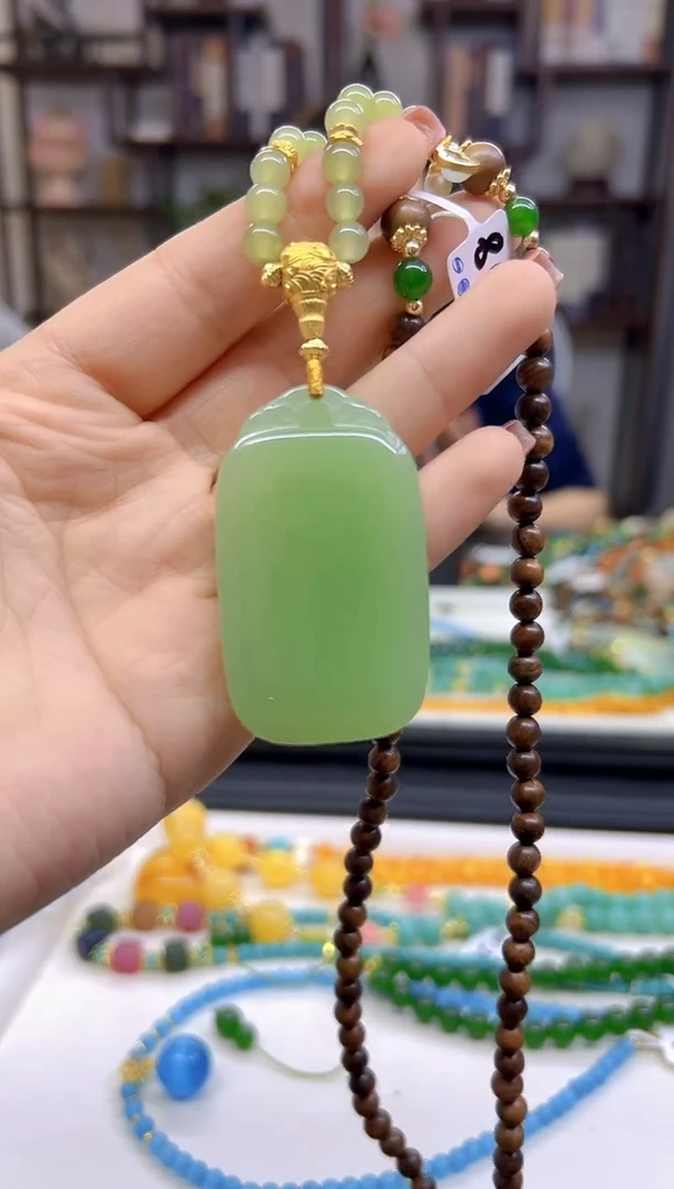 【闪购商品】和田玉（青玉）毛衣链未镶嵌M578