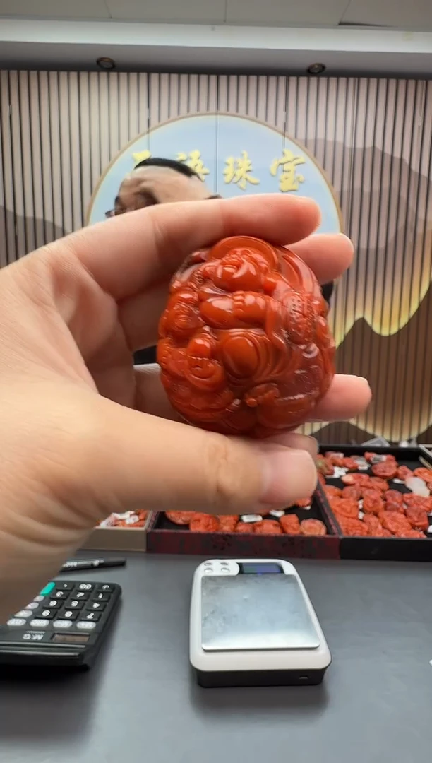 未镶嵌雕刻南红玛瑙075ZB1230产品一个