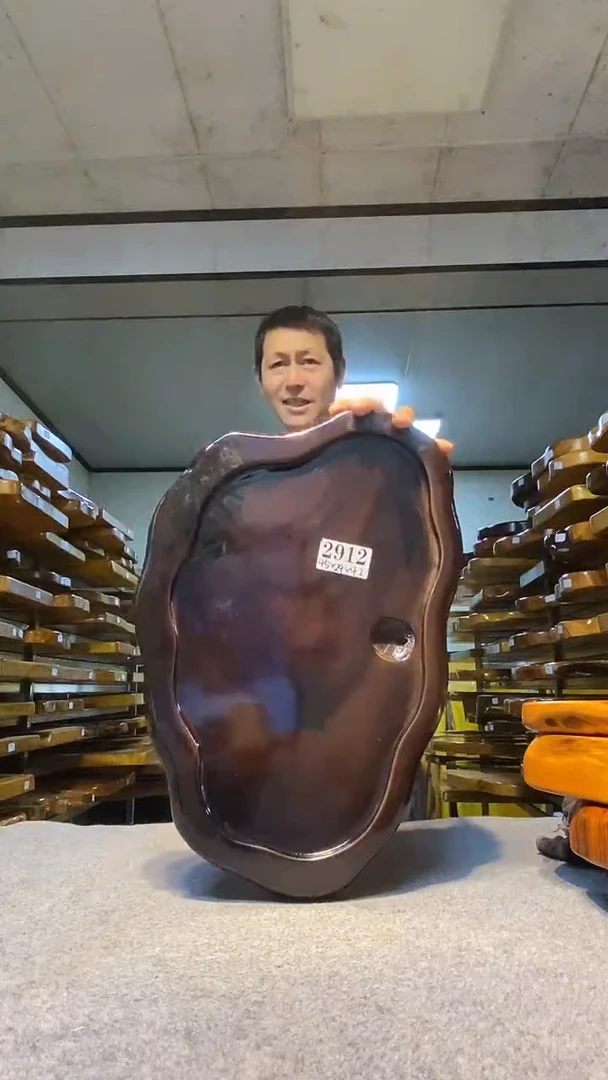 实木原木茶盘 一物一拍(不含配件）