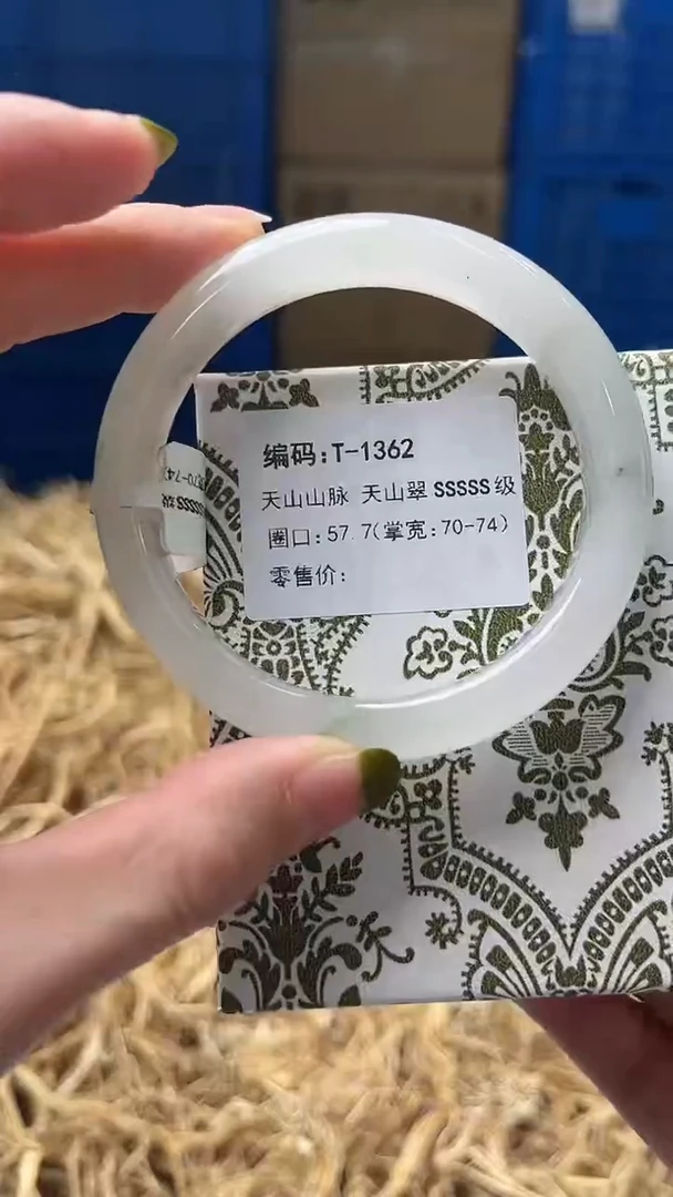 未镶嵌手镯石英质玉T1362