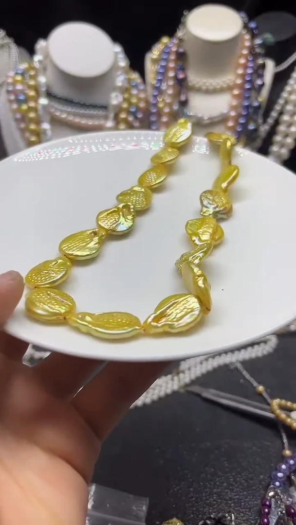 颈饰未镶嵌淡水珍珠多人