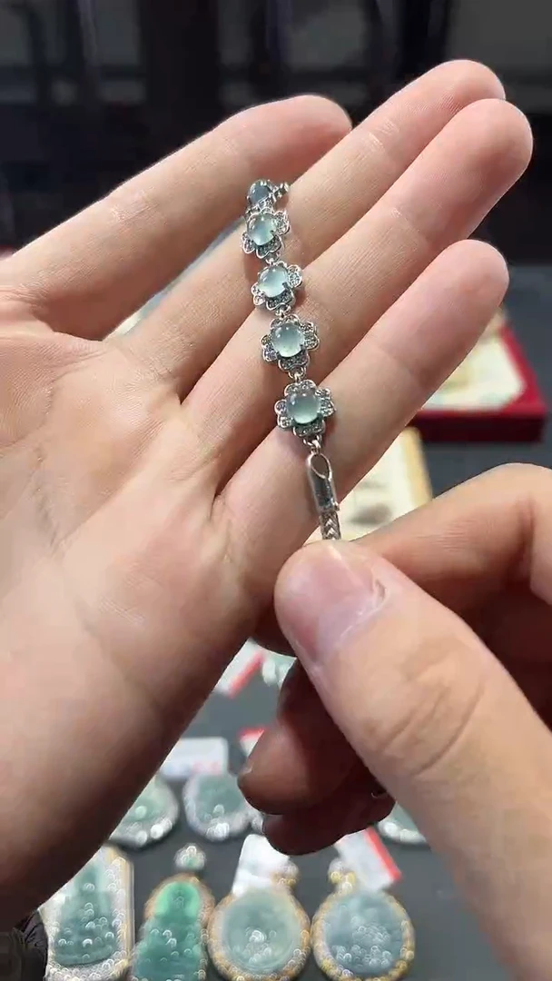 颈饰未镶嵌翡翠翡翠手链