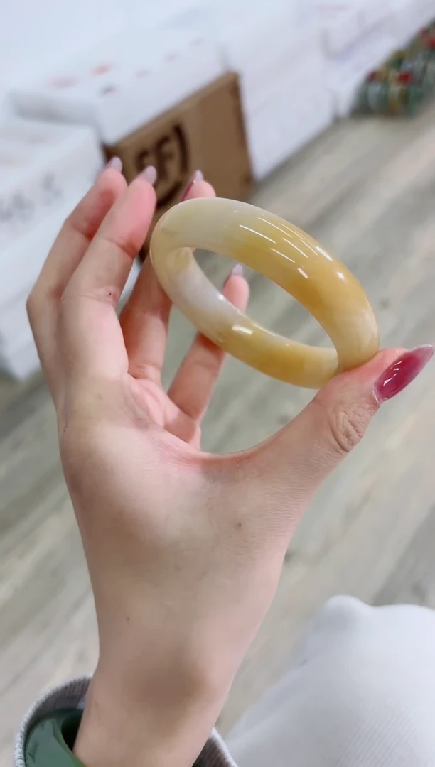 未镶嵌手镯石英质玉229-58HU