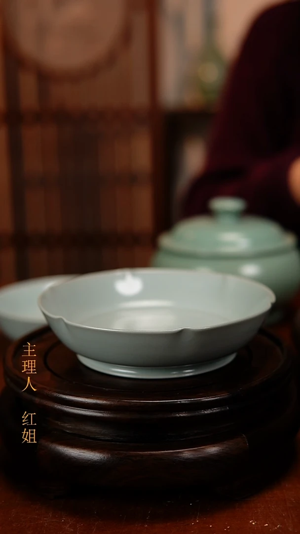 瓷片原产地原矿釉汝瓷