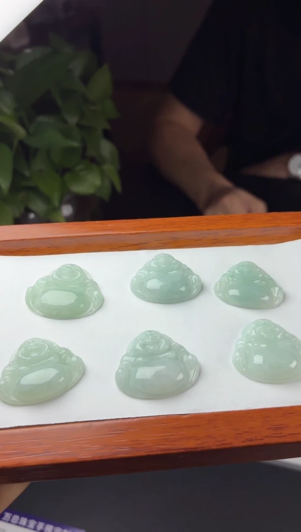 吊坠(不含链)未镶嵌翡翠缅甸天然翡翠佛公吊坠 多样性发一