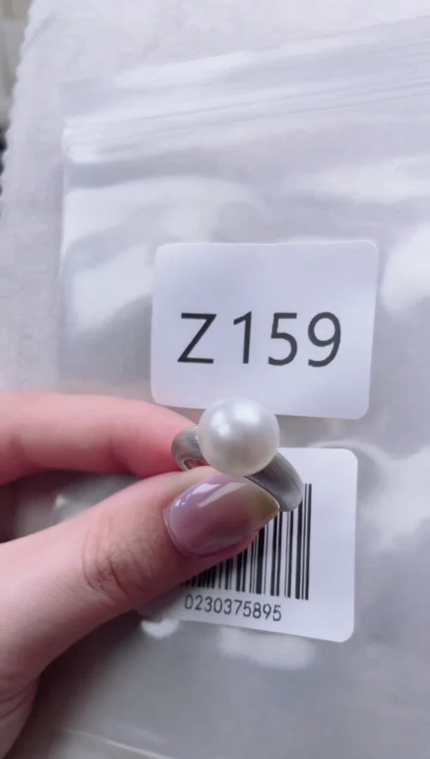 【闪购商品】海水珍珠戒指银S925镶嵌Z159